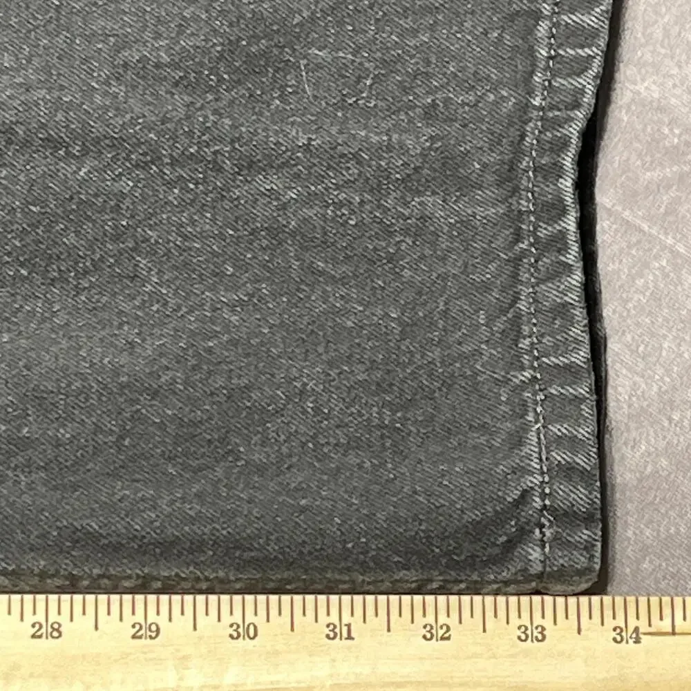 Vintage Levis 550 Jeans Mens 36x34 Black Relaxed Tapered Fit Dark Wash Denim